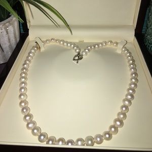 Fresh water white pearls